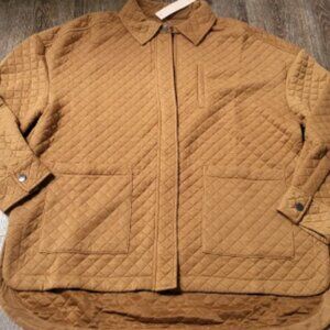 BADGLEY MISCHKA- Camel Quilted Jacket
